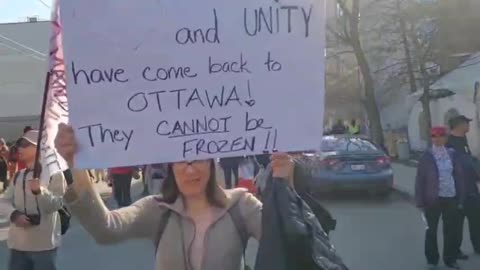 Freedom fighters demonstration in Ottawa