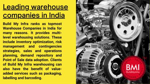 Best MEP & Warehouse Company in India
