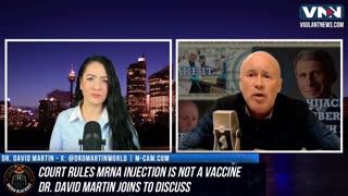 Dr David Martin about court ruling about mRNA injection not being a vaccine.