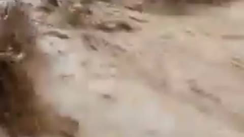Water flood in Syria
