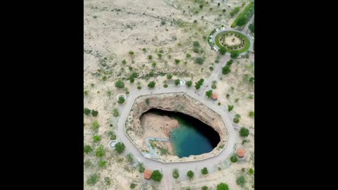 Beautiful Bimmah Sinkhole Oman