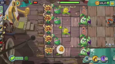 Plants vs Zombies 2 Pirate Seas - Day 23