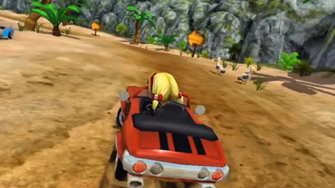 "Beach Buggy Racing Hindi Tutorial: Attack of Confuse में वाहन को कंट्रोल करने के तरीके!"