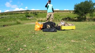 Position test shot. Dartmoor.