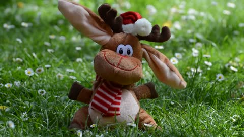 Reindeer Christmas Moose Fun To Dance Wiggle Ears