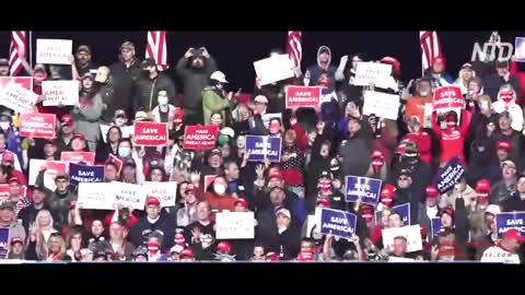 HUGE CROWD CHANTS STOP THE STEAL AT 'VICTORY RALLY' IN GEORGIA! CAN'T LET THEM GET AWAY WITH IT!