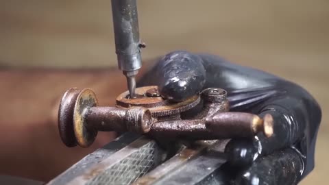 1913 SINGER Sewing Machine Restoration | Extremely NATRA RESTORATION