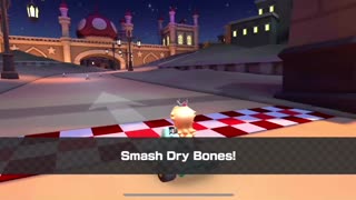 Mario Kart Tour - Clearing Hammer Bro Cup Challenge Smash Small Dry Bones