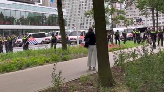 Large police presence in The Hague to stop protesters