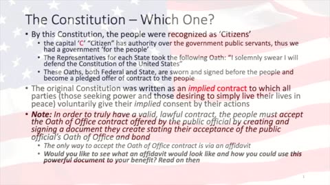 Do You Know Who You Are? - Session 1 - History/Constitution/Act of 1871/14th Amendment