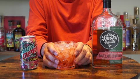 Ole Smoky Salty Watermelon Whiskey & Mtn Dew Baja Point Break Punch