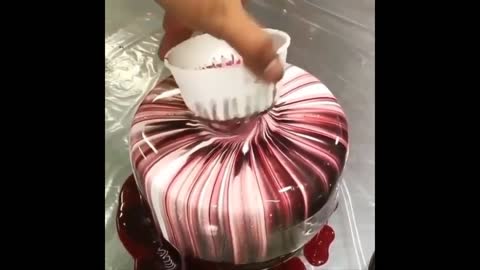 Most Satisfying Mirror Glace Cake Decorating Compilation