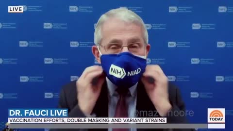 Flip Flop Fauci talks masks