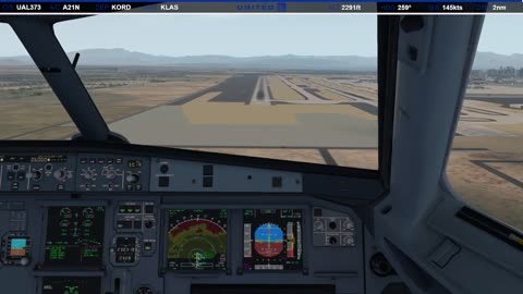 Landing in Las Vegas