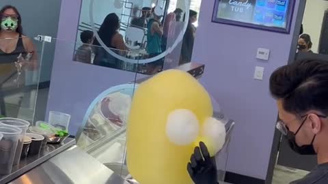 Homer Simpson cotton candy costs $16. Does this brings back memories