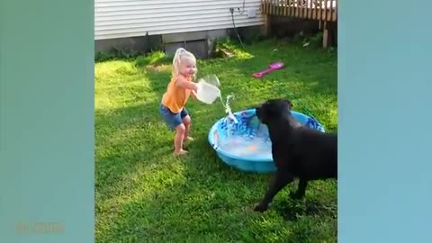 Babies Playing With Water Pool Fails