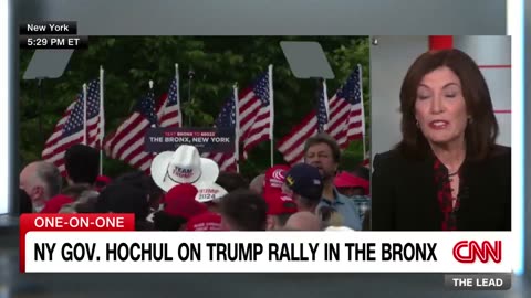 New York Gov. Hochul Calls Trump NY Supporters 'Clowns'