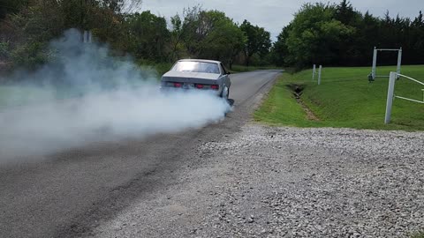 Failed attempt to do burnout.