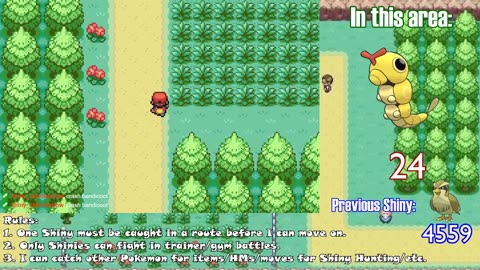 Pokémon FireRed, but I need to catch a Shiny to leave a Route #19 *STREAM ARCHIVE*