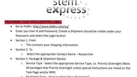 StemExpress Shipped Baby Parts from Planned Parenthood Against FedEx Rules