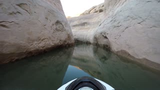 Jet Ski Effortlessly Weaves Way Through Utah Canyons