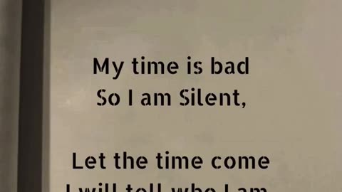 My time is bad but I am si