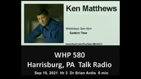 Ken Matthews radio show - Dr Brian Ardis audio clip_6 min