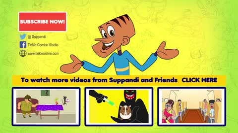 Suppandi Learning English | Funny English Class | Animated Story - Cartoon Stories - Funny Cartoons