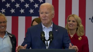 BIDEN: "Are you ready to choose freedom over democracy? Because that's America!"