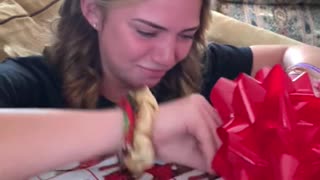 Girl Hears Barking From Christmas Gift