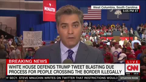 SC Rally Crowd Tell CNNs Jim Acosta to "Go Home"