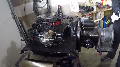 Corvair engine install part 1