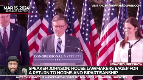 Speaker Johnson: House Lawmakers Eager for a Return to Norms and Bipartisanship