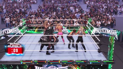 BlackMonkTheGamer - WWE 2K24: Wrestle Mania 40 DLC Arena - 10 Women Royal Rumble Match