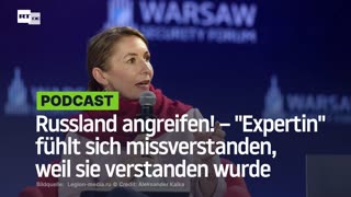 Russland angreifen! – "Expertin" Claudia Major fühlt sich missverstanden, weil sie verstanden wurde