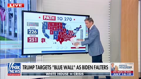 Fox News’ Bill Hemmer Breaks Down Trump’s ‘Blue Wall’ Strategy