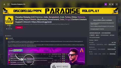 Gta 5 Rp Live Stream | paradise Roleplay |