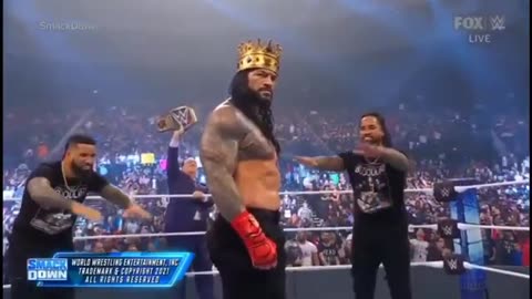 Roman reigns & king woods fight 💥 #viral