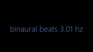 binaural beats 3.01 hz