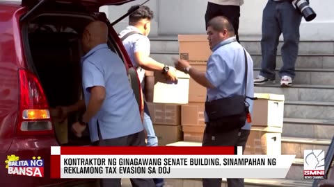 Kontraktor ng ginagawang senate building, sinampahan ng reklamong tax evasion sa DOJ