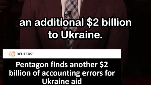 Pentagon Discovers New $2 Billion Accounting Error with Ukraine