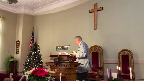 Sunday Sermon, Cushman Union Church, 12/05/2021