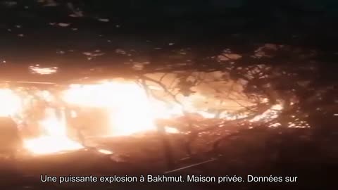 Une puissante explosion à Bakhmut. Maison privée. Il n'y a pas de données sur les victimes.