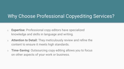 Crafting Clarity: Enhance Your Message with Expert Copyediting