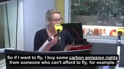 Baarsma thinks that each citizen should have a limited number of carbon emission right