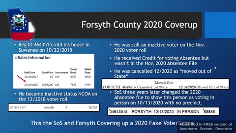 Forsyth County 2020 Criminal Cover Up