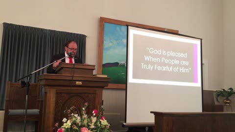 Pastor Gene Miller's sermon at Castleberry Baptist Church on September 3, 2023.