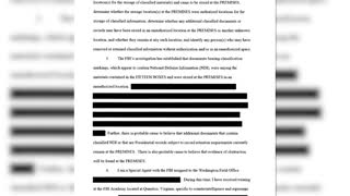 DOJ releases redacted Mar-A-Lago affidavit