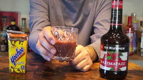 DeKuyper Razzmatazz Raspberry Liqueur & Yoohoo