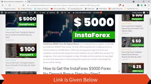 free money forex trading $3,500 no deposit bonus